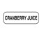 Nevs Cranberry Juice Label 1/2" x 1-1/2" DIET-103 - alternate 1